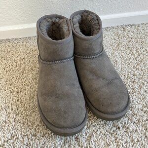UGG Classic Mini Boots Gray Women's Size 7
